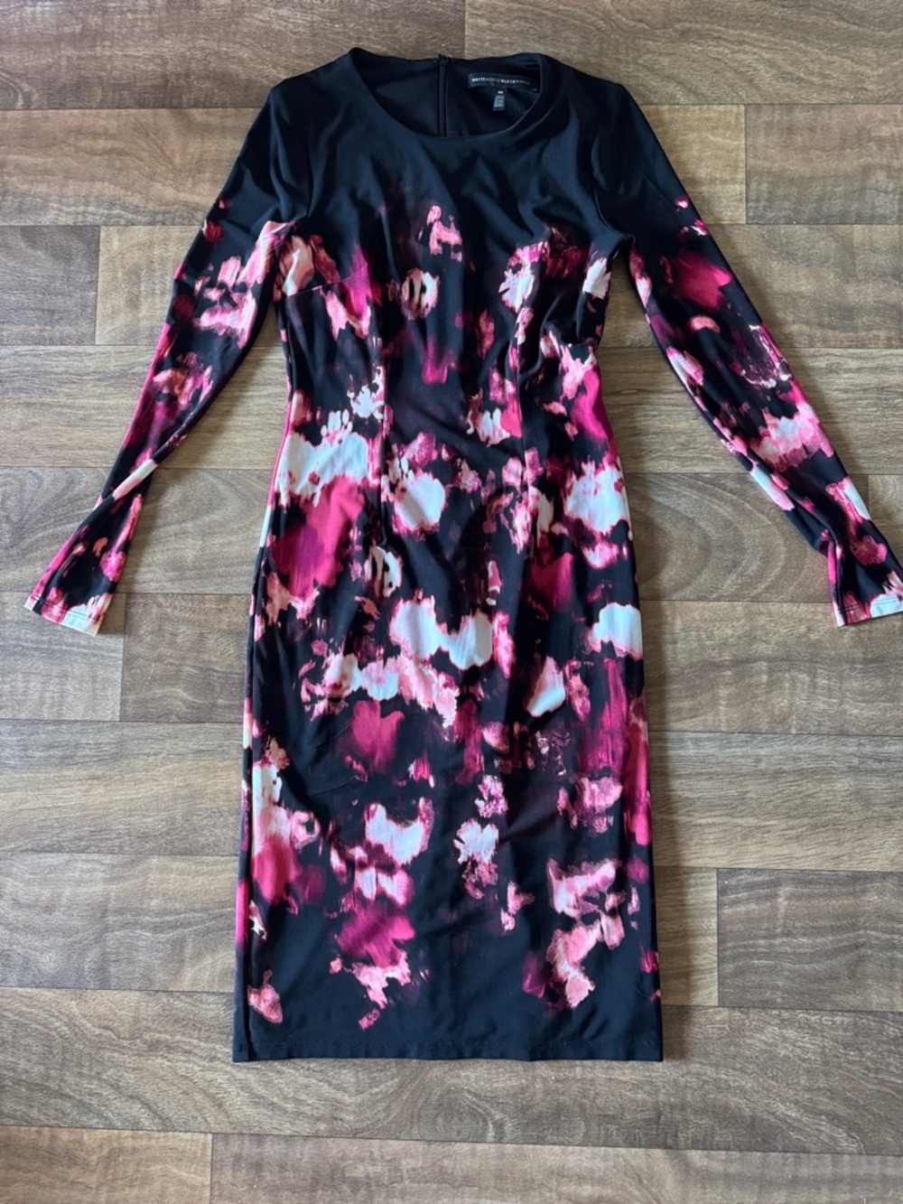 Long Sleeve Floral-Print Dress